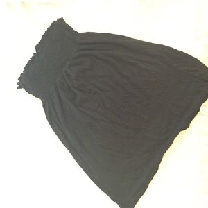 Cute simple black beach coverup